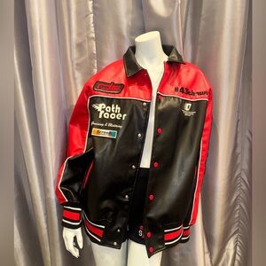 Zara Black and Red Men's Jacket